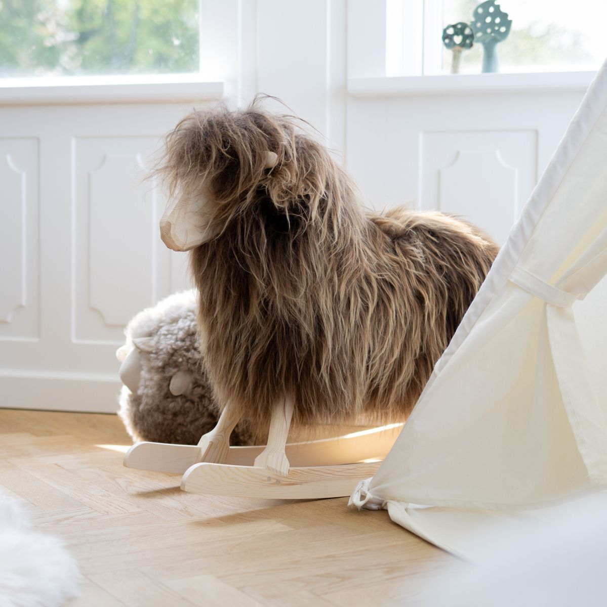 Gyngesau | Gotland | L85xB25xH60 cm Gotland naturgrå