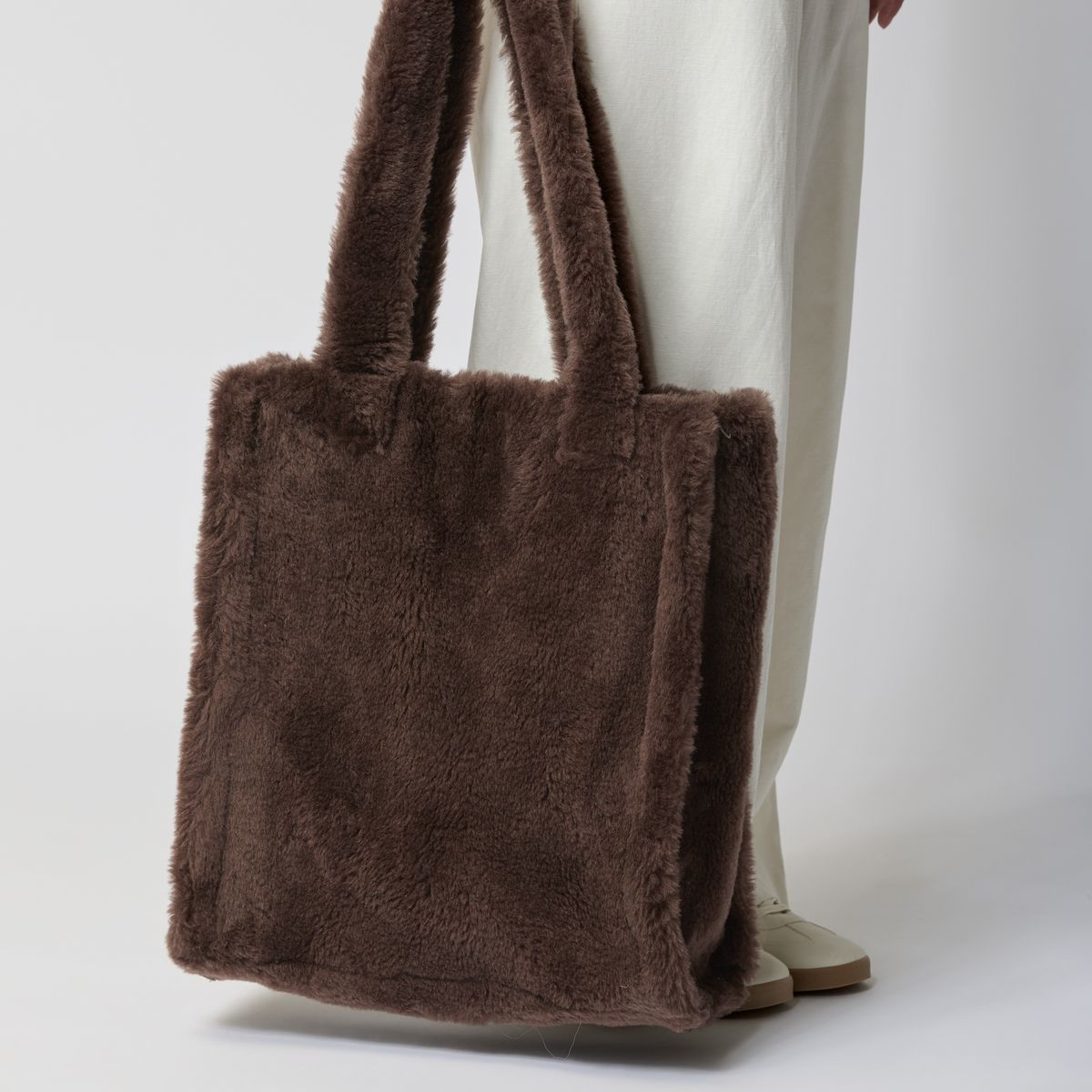 Maxi Glory shopper Brunt Lær