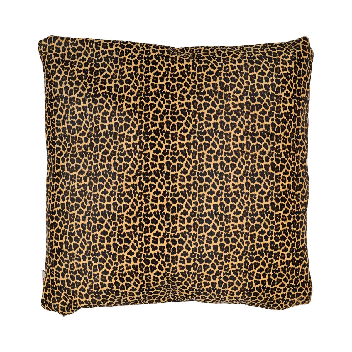 Premium Kuskinnspute | Tosidig Gul/Brun/Svart Leopardmønster