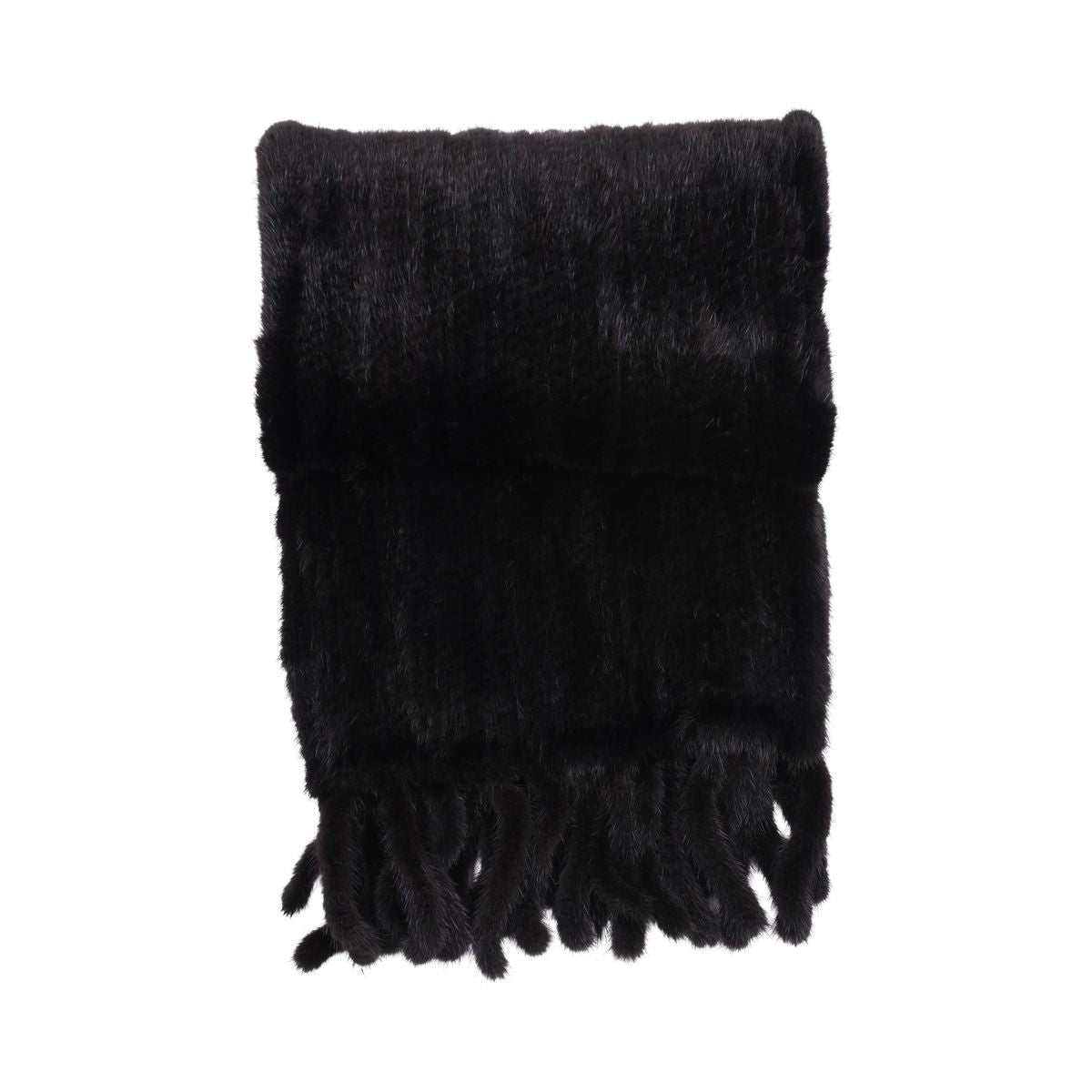 Mink Scarf Svart
