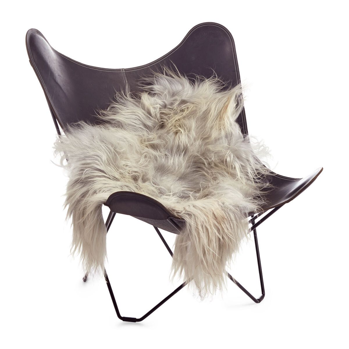 Saueskinn | Langhåret | Island | 120+x60 cm