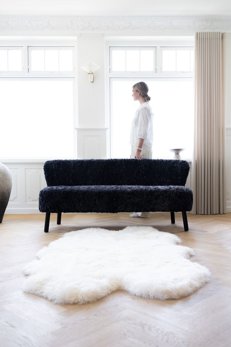 Emanuel 3-seters sofa Svart