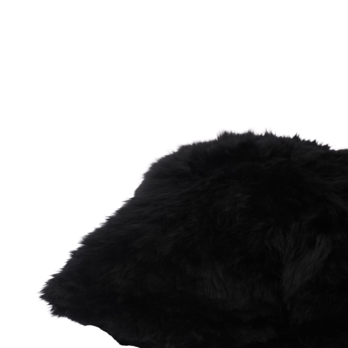 Alpakapute | Korthåret | Dobbeltsidig Svart