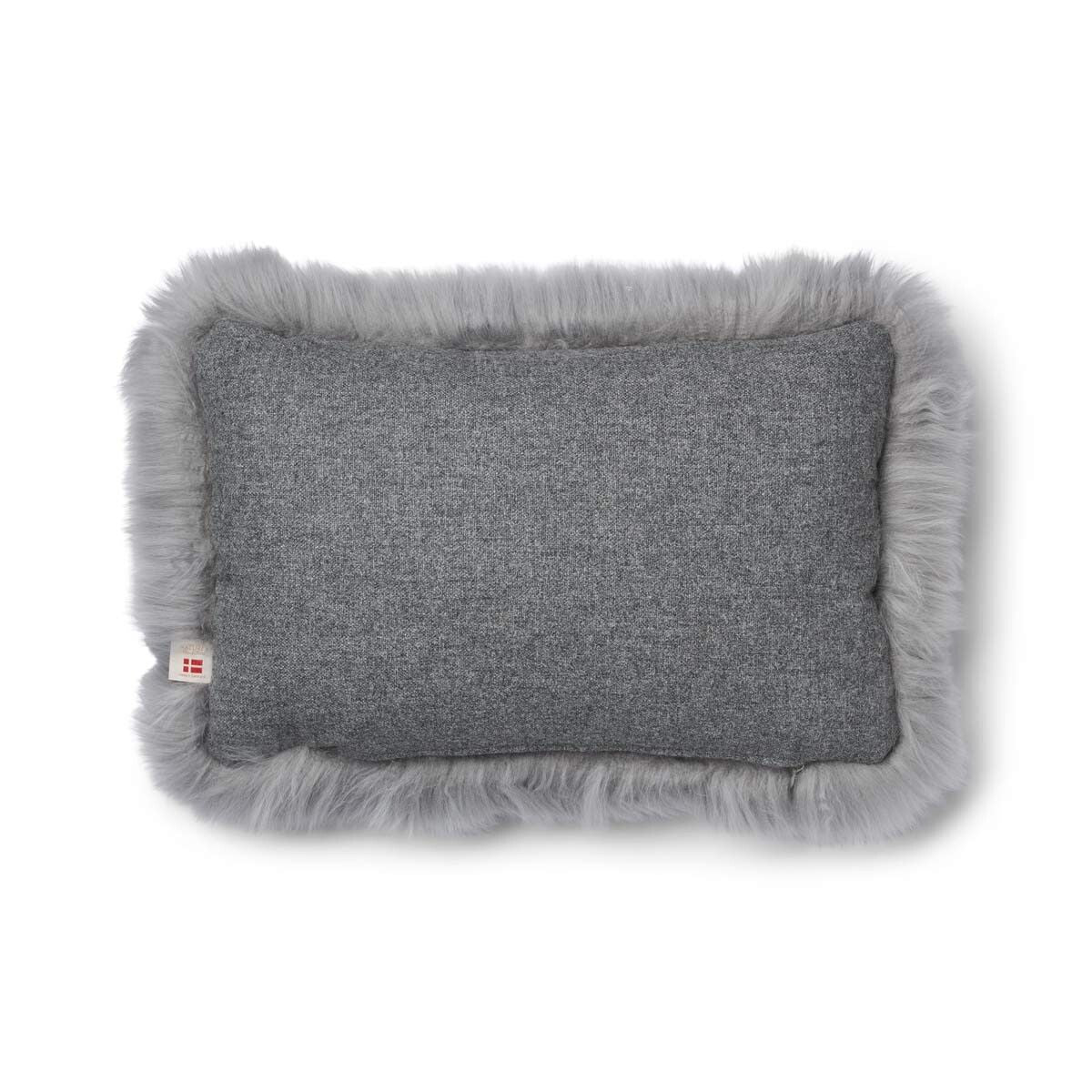 Classic Collection | Ullpute | Langhåret | 52x52 cm | 34x52 cm Grå / Lysegrå