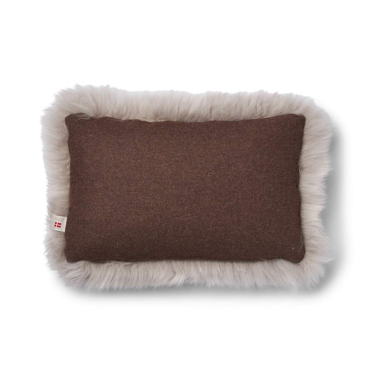 Classic Collection | Ullpute | Langhåret | 52x52 cm | 34x52 cm Brun / Dove