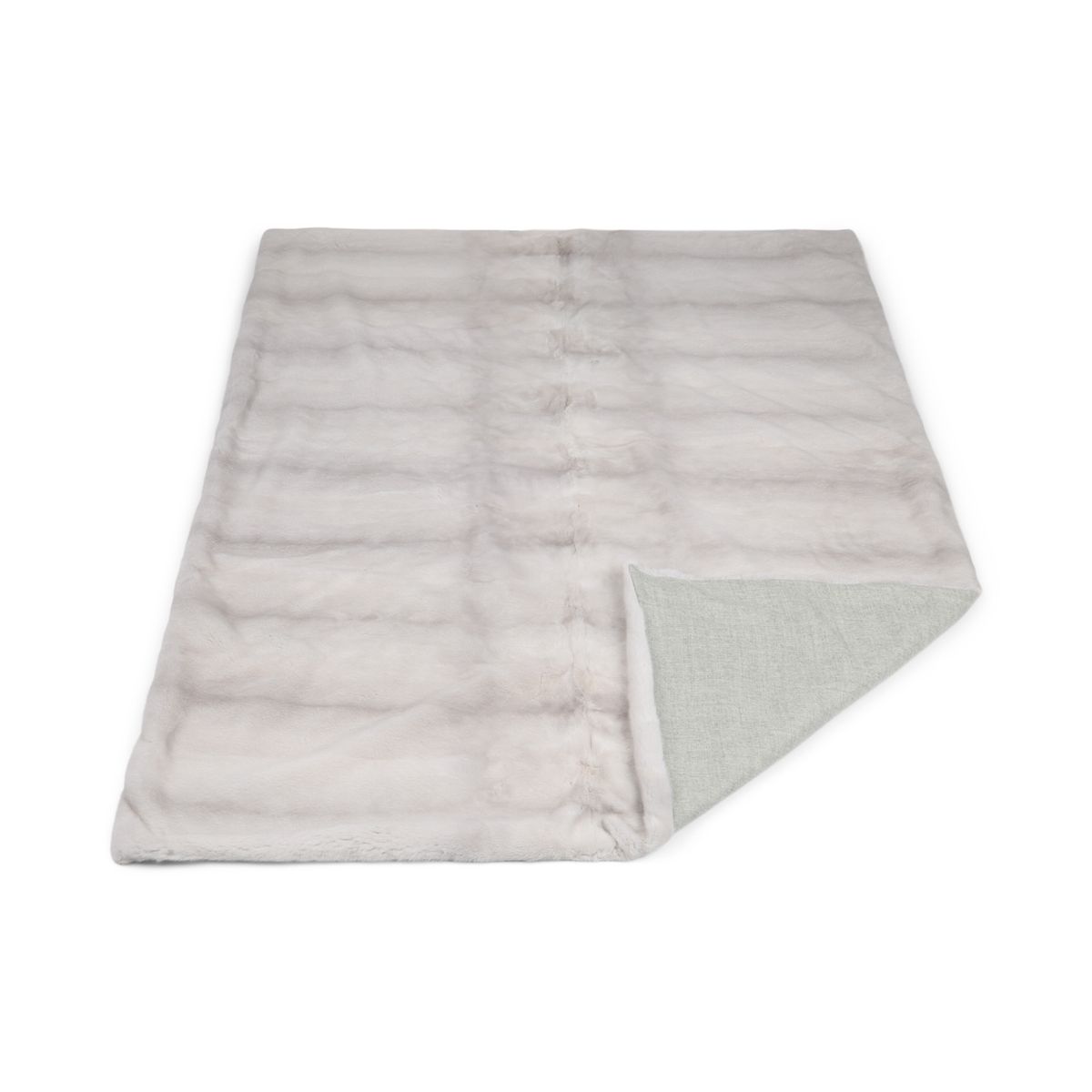 Minkpledd | Bakside i kasjmir | Pearl Cross | 180x130 cm