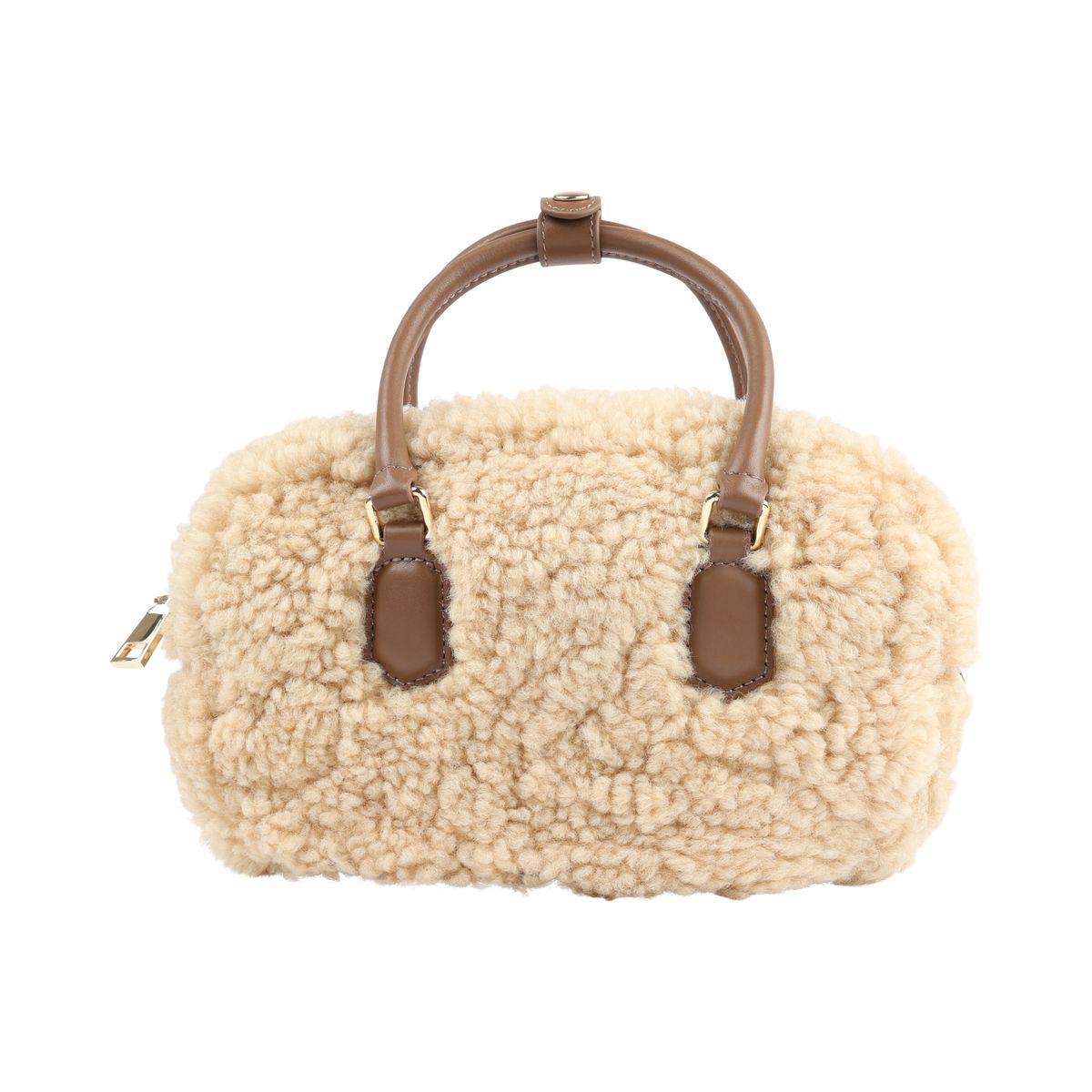 Chloe Bowlingveske | Saueskinn Beige