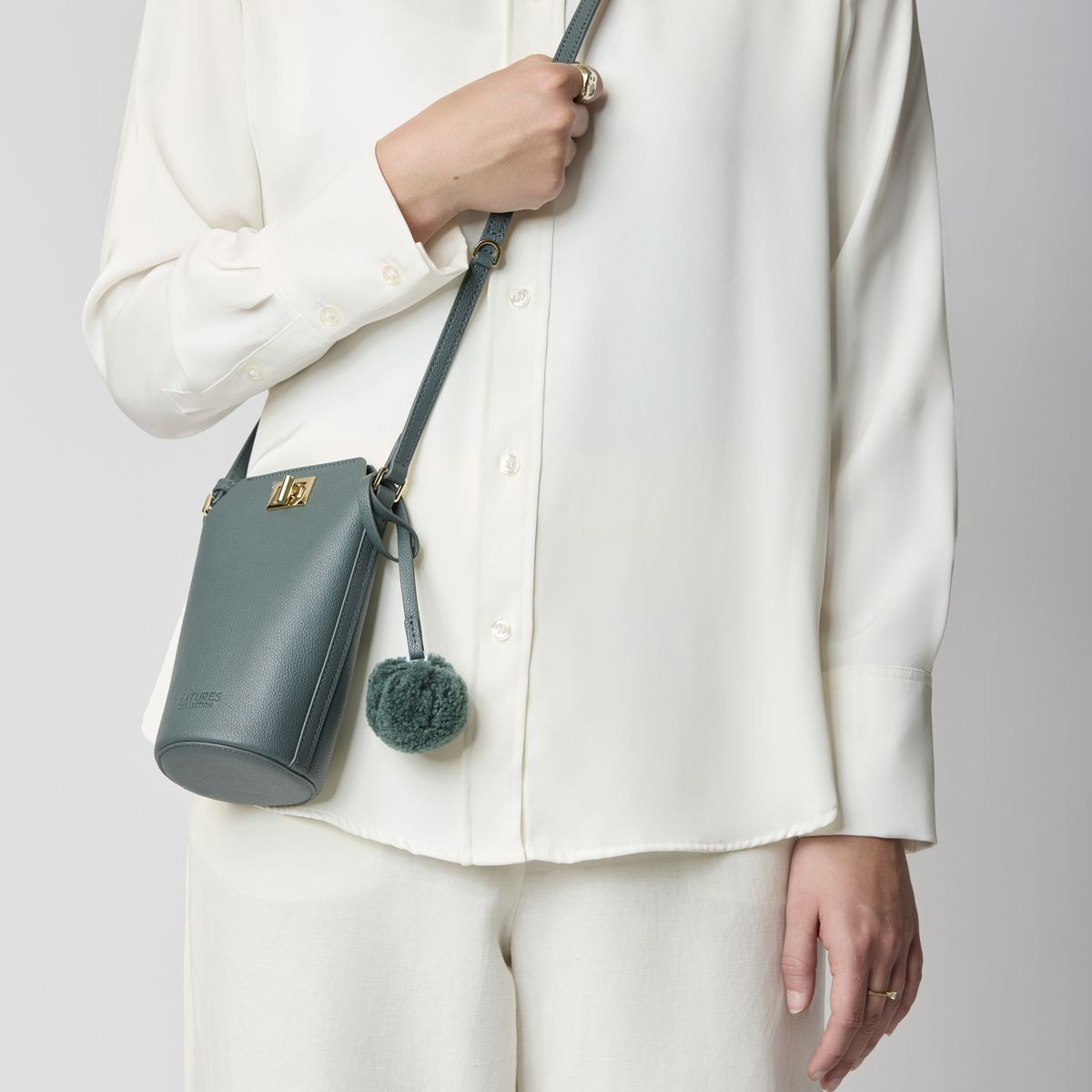 Adina telefonveske Antikk Grønn