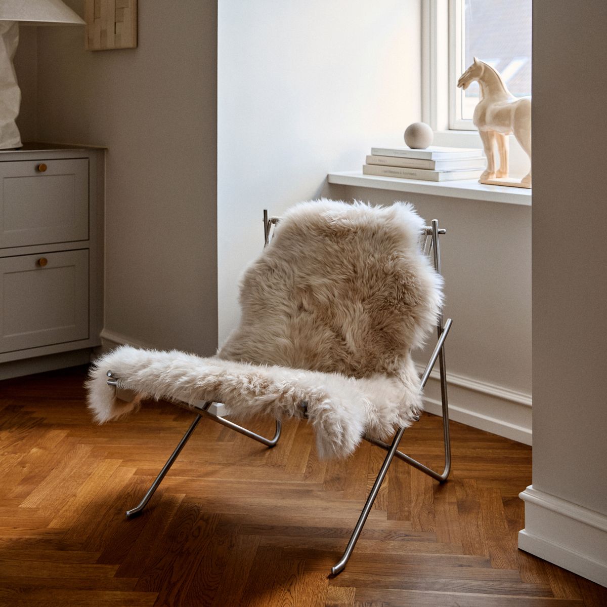 Saueskinn | Langhåret | New Zealand | 135x60 cm Lilla