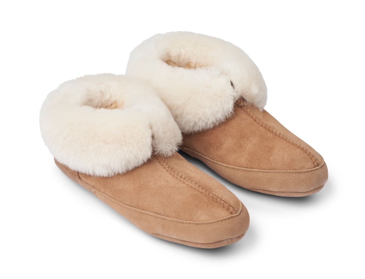 Soft sole slipper Kastanje
