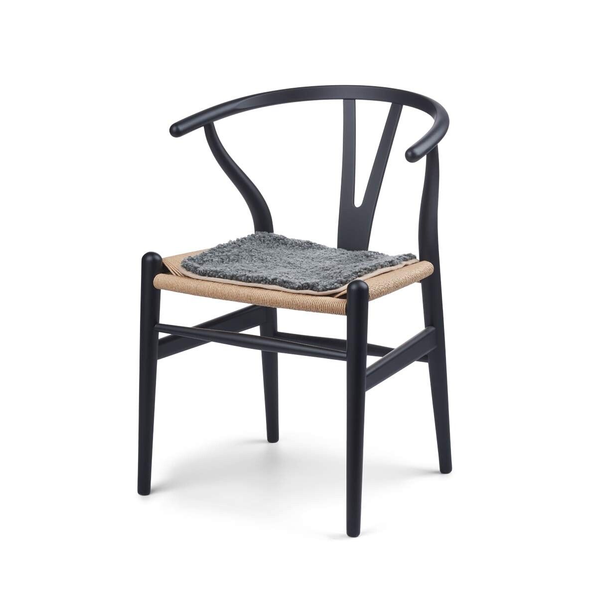 Zero Waste setepute | Korthåret | New Zealand | 35x35 cm Grå