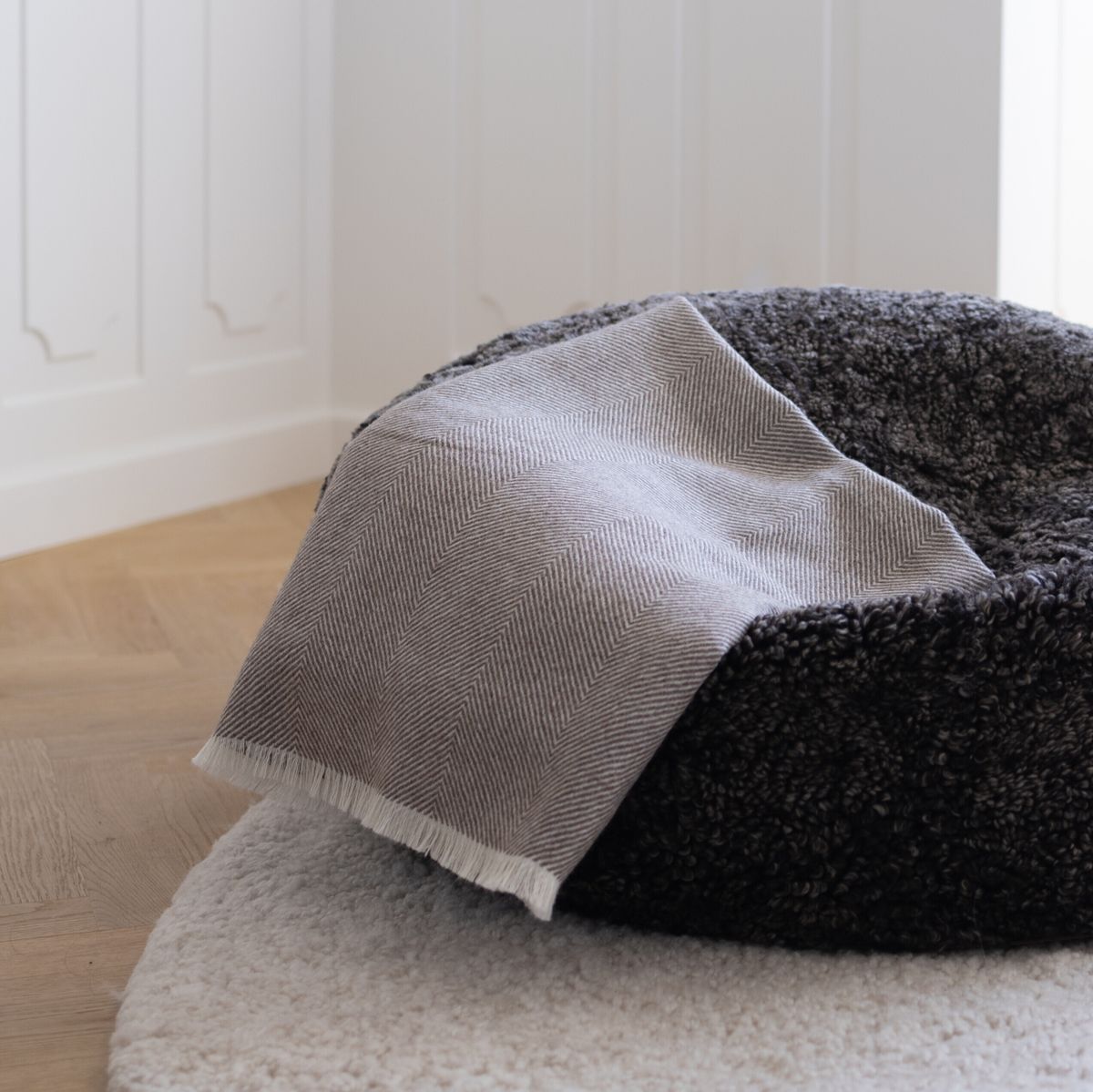 Sidsley Throw Mørk Brun