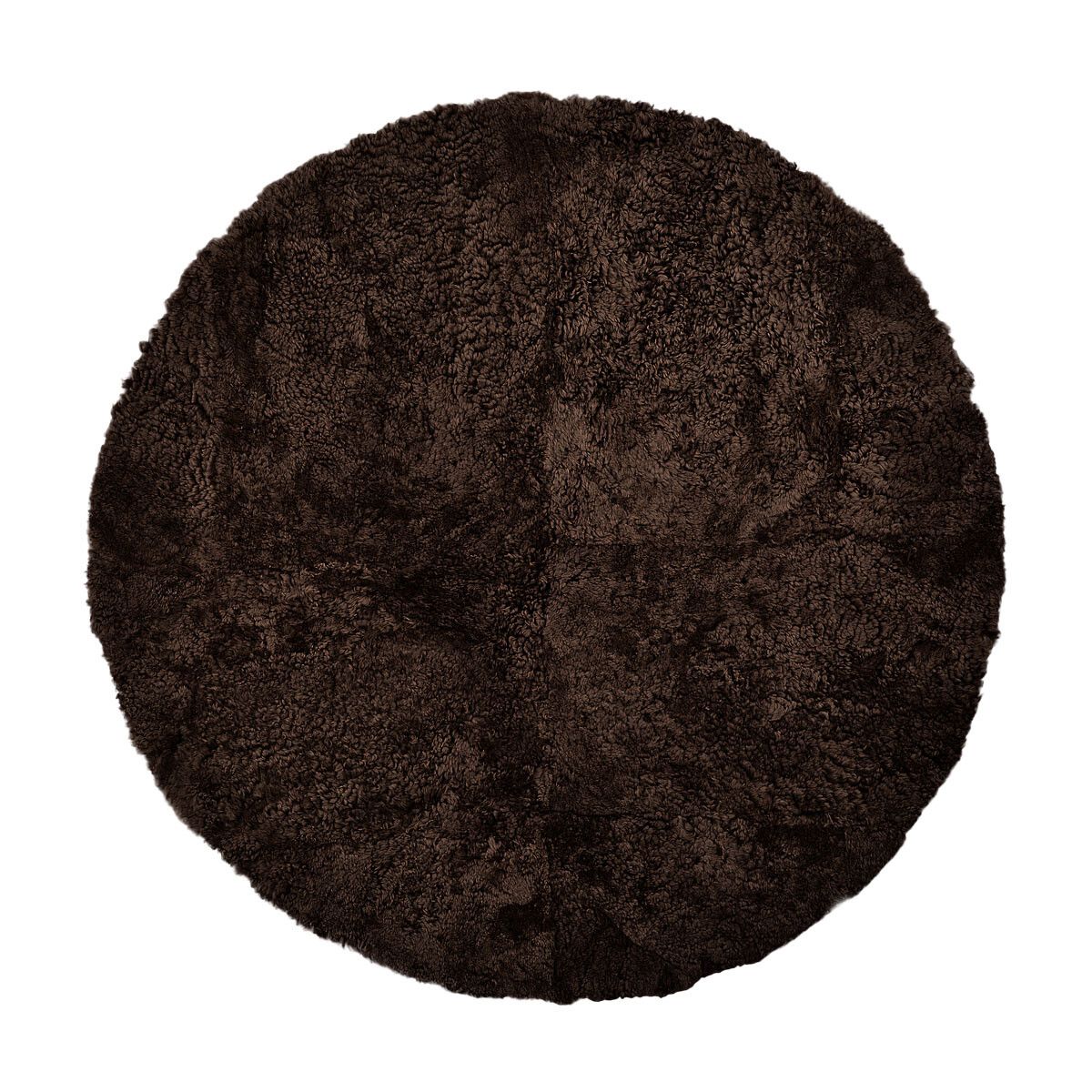 Gulvteppe | Korthåret | New Zealand | Ø140 cm Cappuccino
