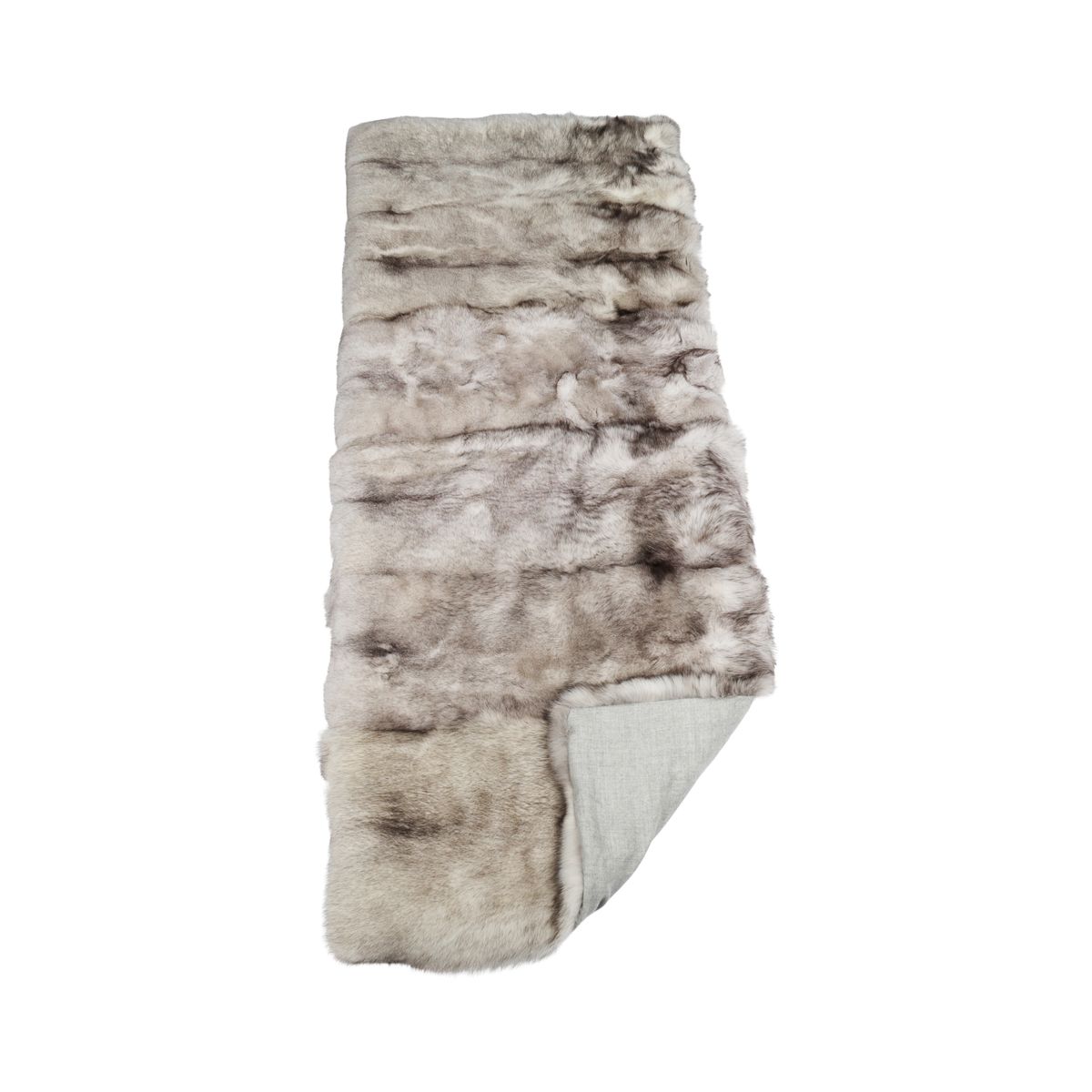Premium Revepledd | Kasmirbakside | Blue Fox | 220x85 cm