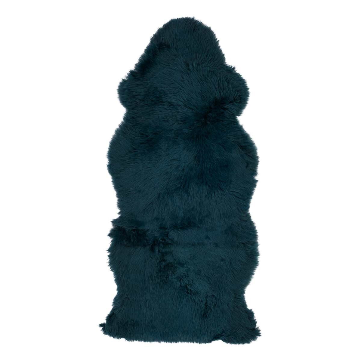 Saueskinn | Langhåret | New Zealand | 135x60 cm Blågrønn