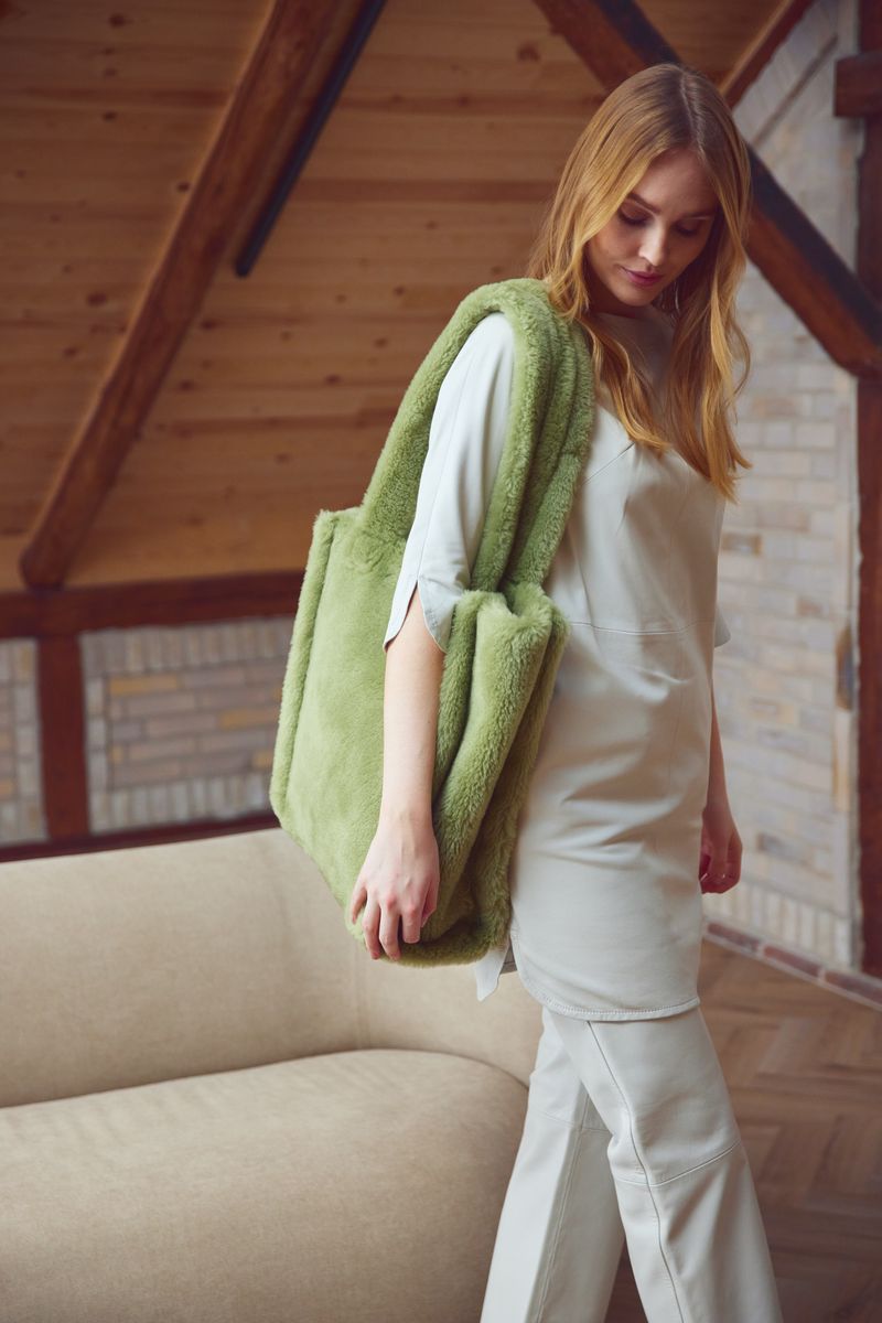 Maxi Glory Shopper Salviegrønn