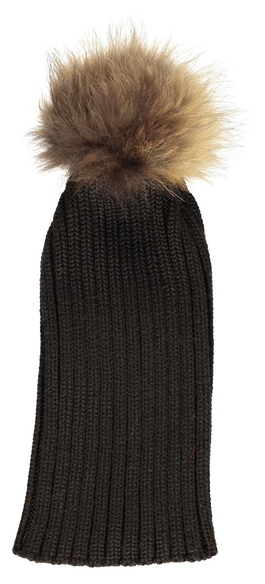 Sheila Hat Mørk brun/naturbrun
