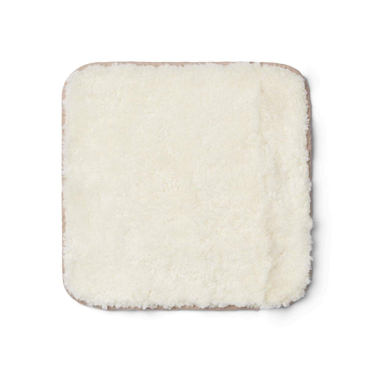 Zero Waste setepute | Korthåret | New Zealand | 35x35 cm Hvit