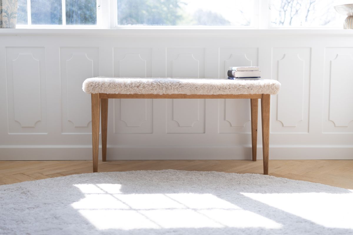 Gulvteppe | Korthåret | New Zealand | Ø140 cm Beige