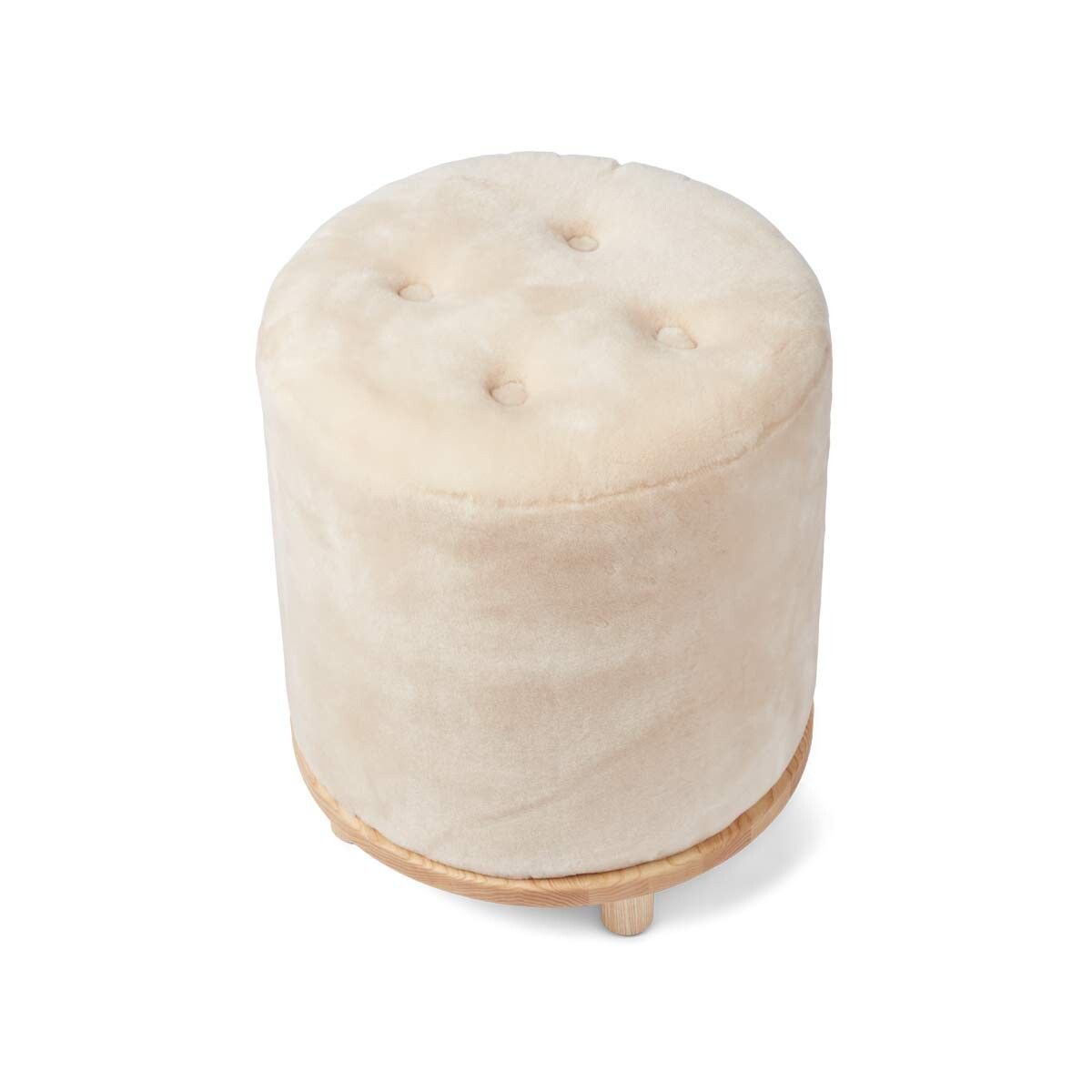 Simon Pouf Moccasin Naturlig