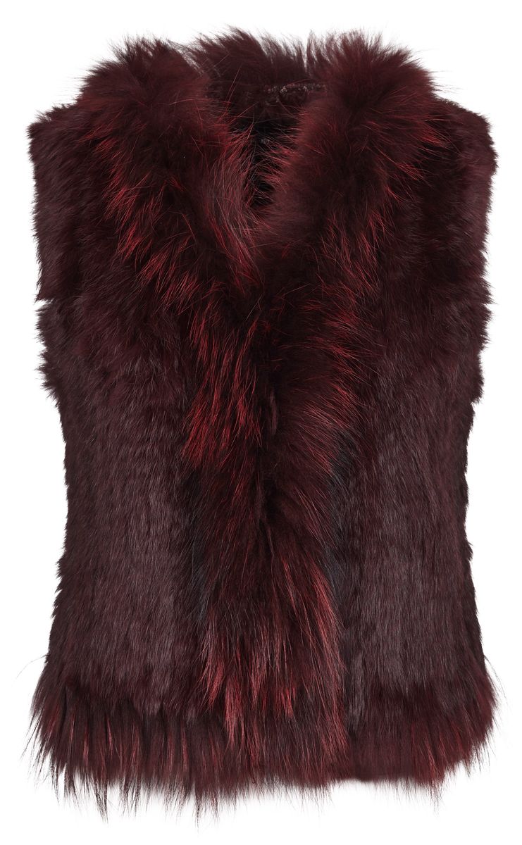 Anna vest Bordeaux