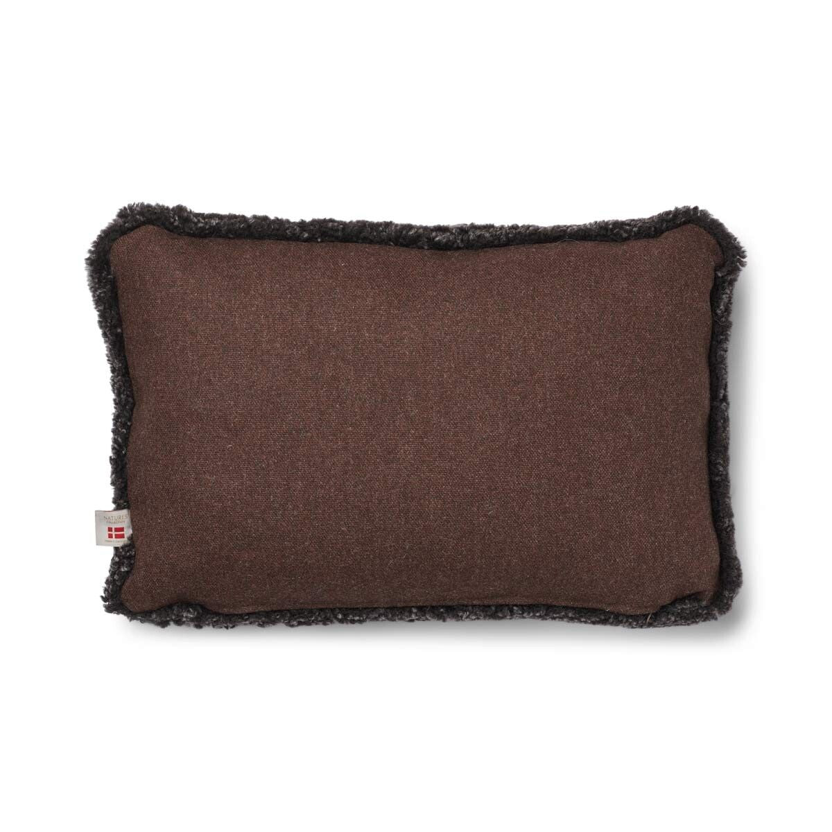 Classic Collection | Ullpute | Korthåret | 52x52 cm | 34x52 cm Brun / Mørkebrun