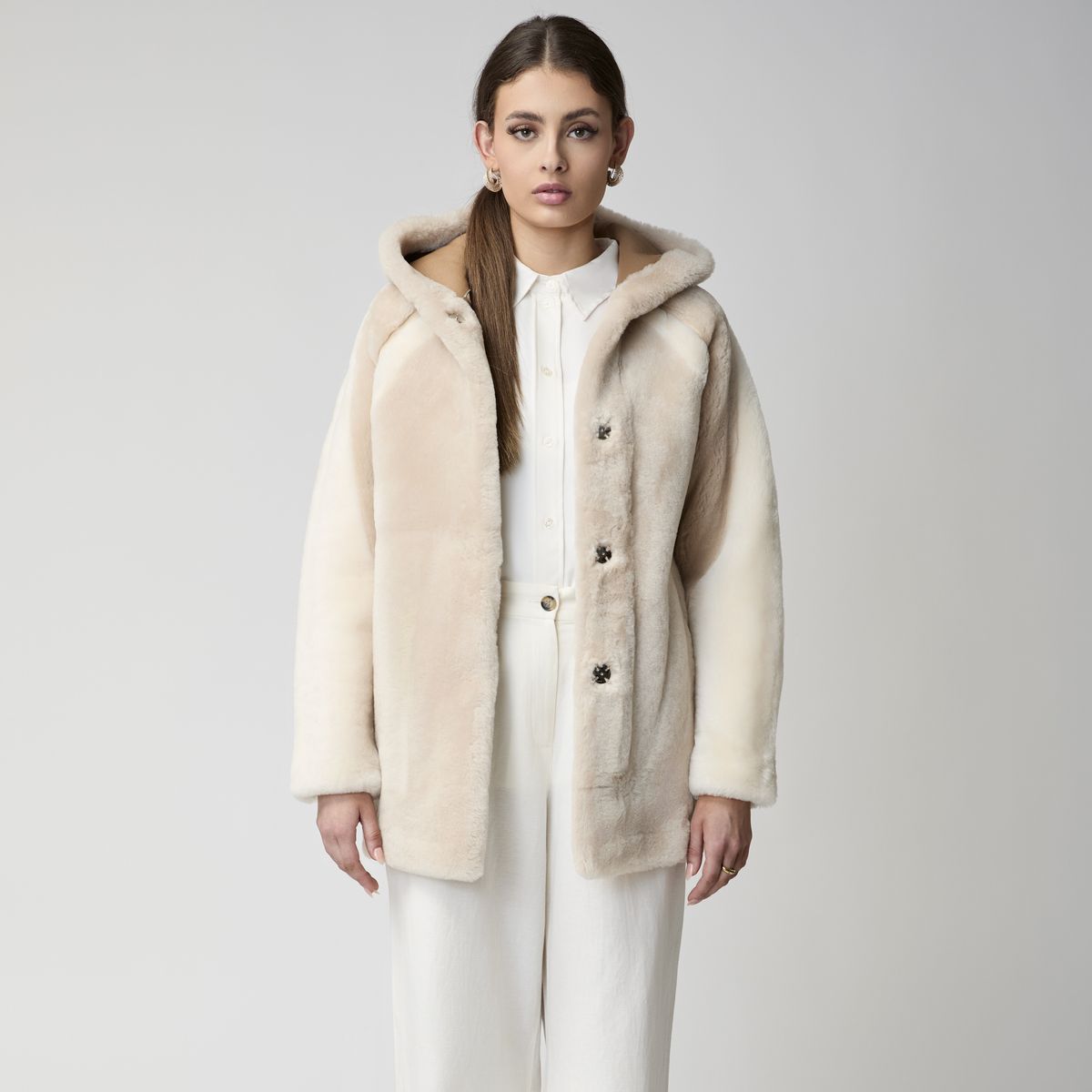 Leah jakke Beige / Brun