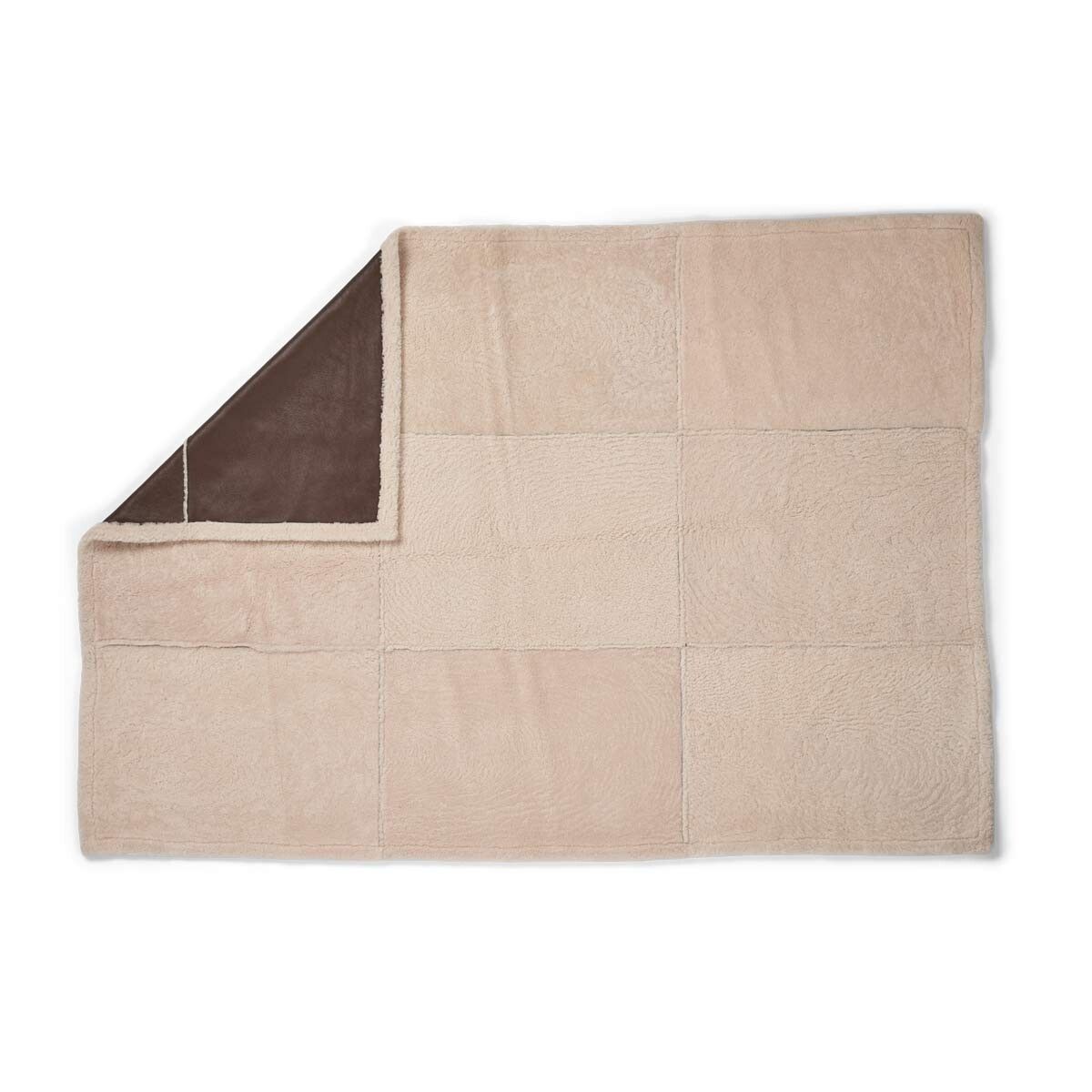 Addison pledd | Double Face | New Zealand Brun / Beige