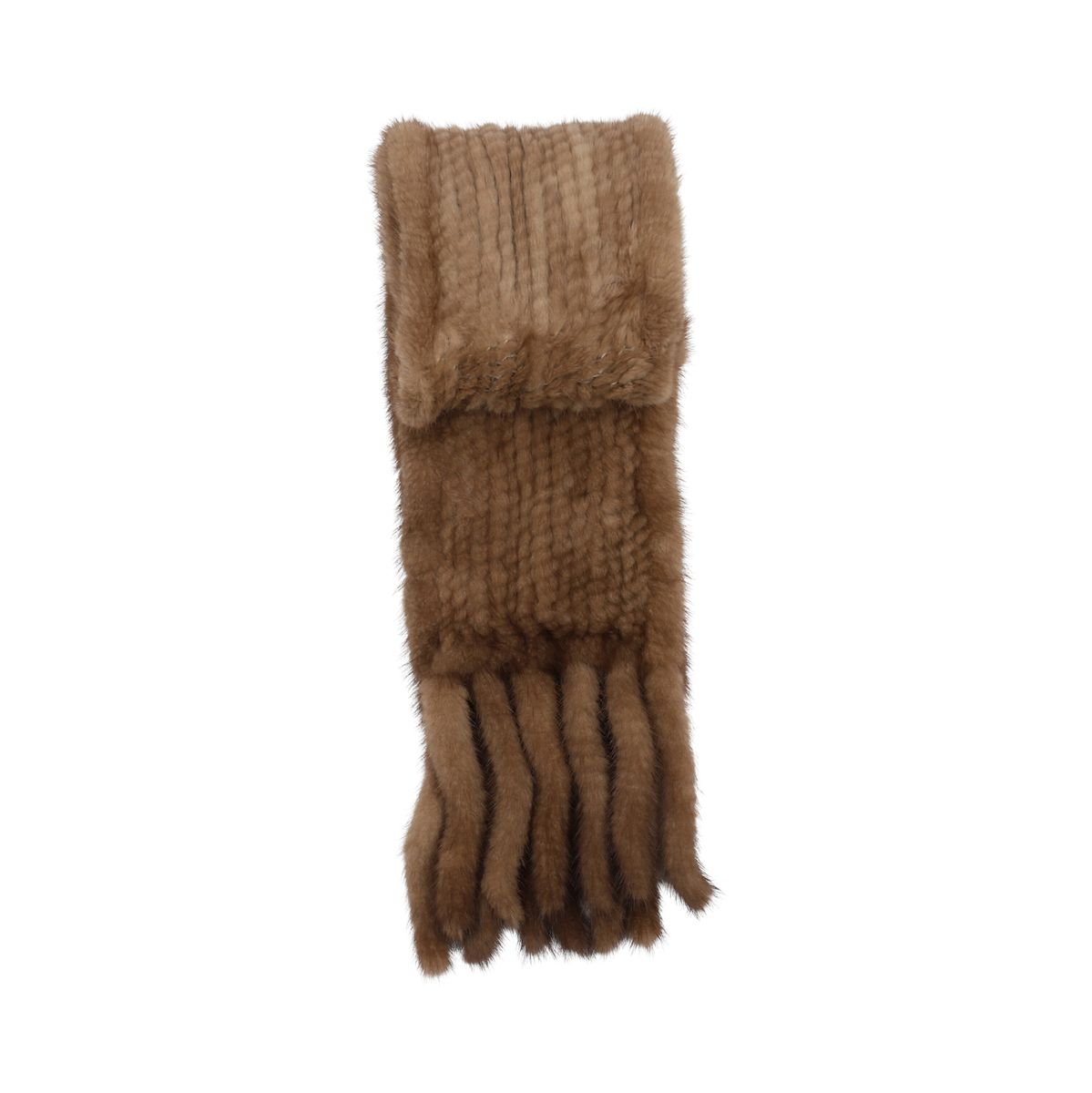 Mink halstørkle Beige / Brun