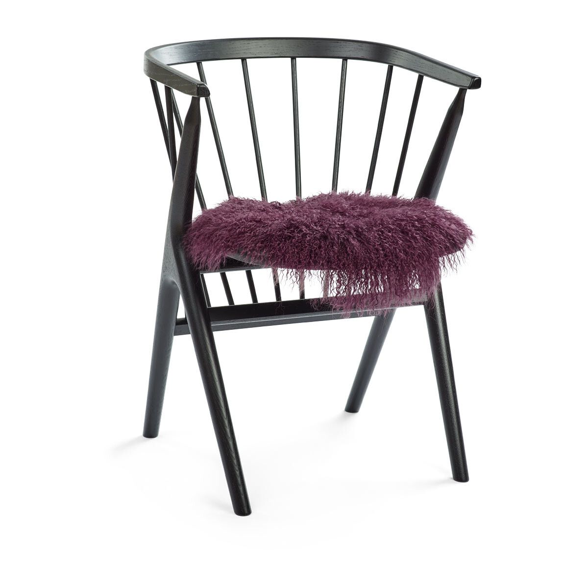 Setepute | Krøllet | Tibet | Ø38 cm Lilla
