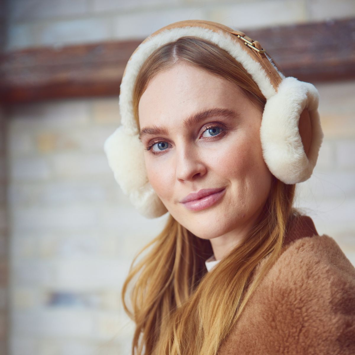 Simone ørevarmer Beige