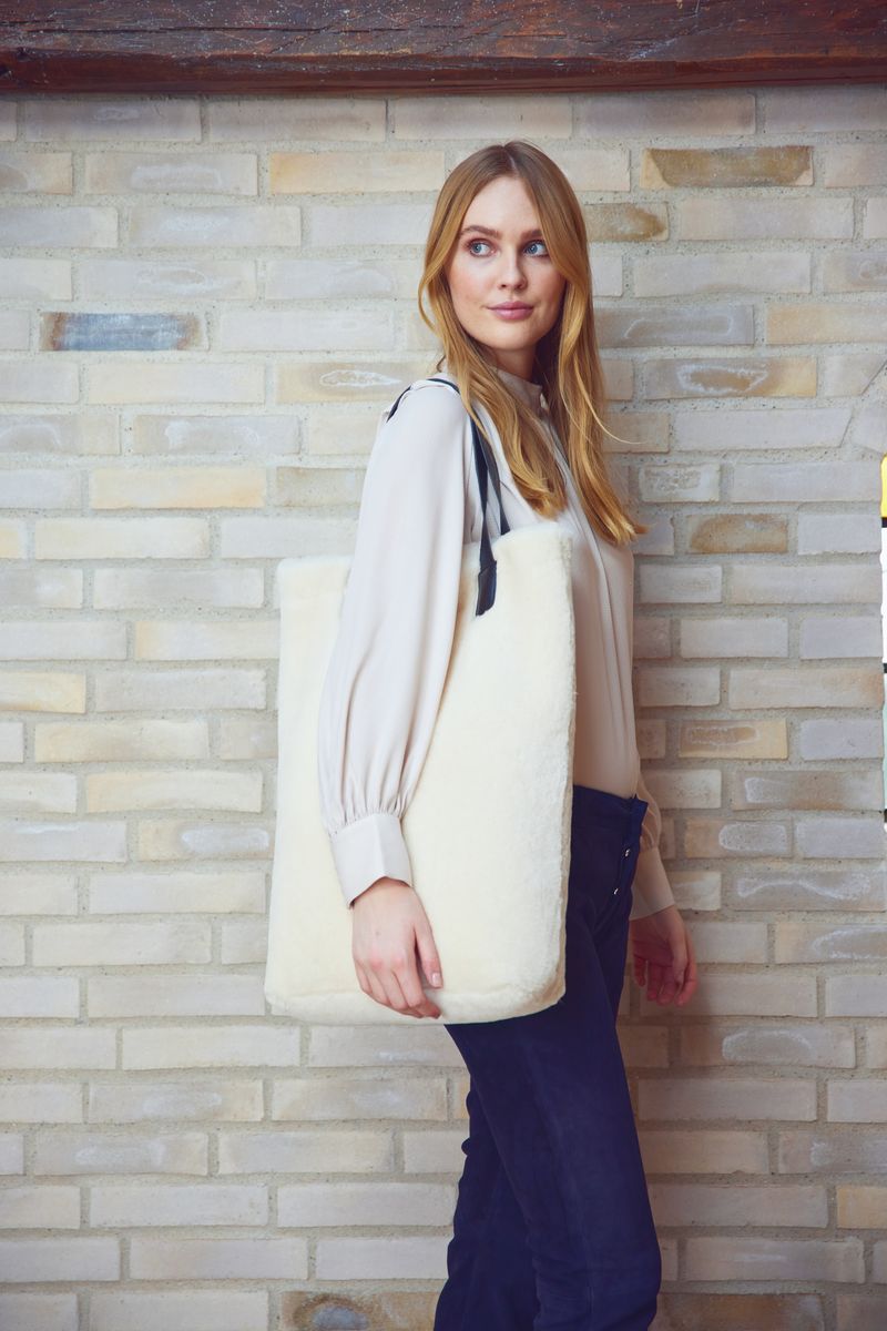 Leonora shopper Svart / Hvit