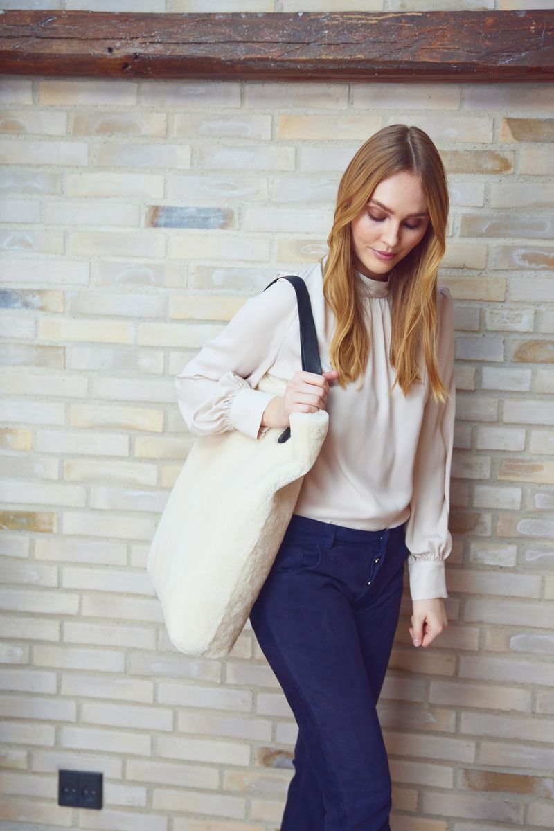 Leonora shopper Svart / Hvit