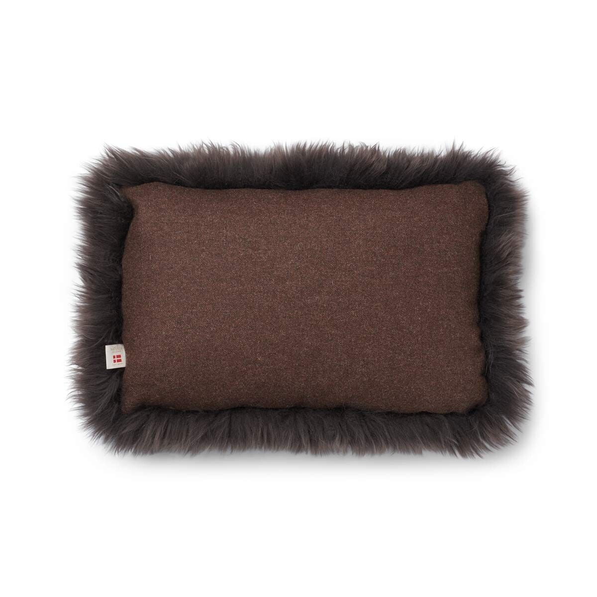 Classic Collection | Ullpute | Langhåret | 52x52 cm | 34x52 cm Brun / Valnøttbrun