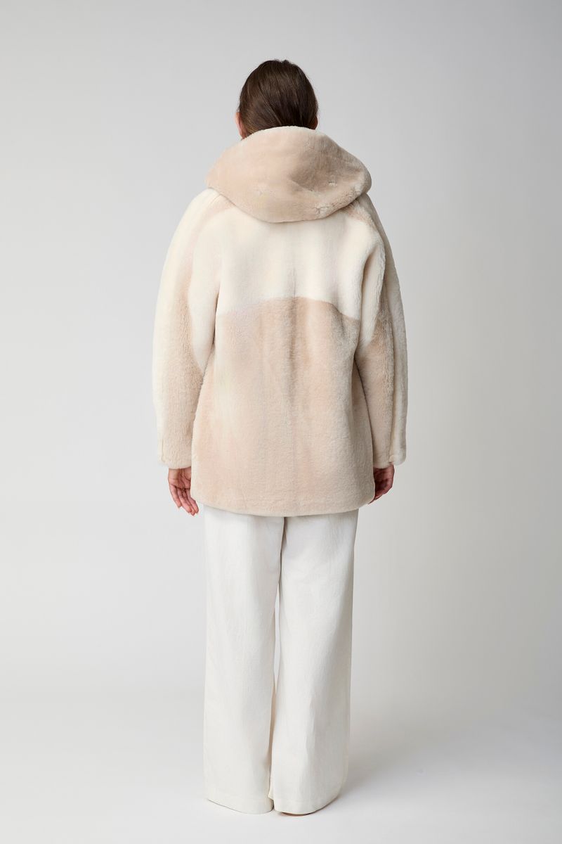 Leah-jakke Beige/Brun