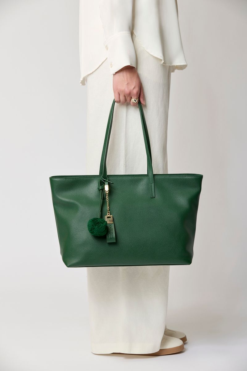 Audrey Shopper Bag Antikk Grønn