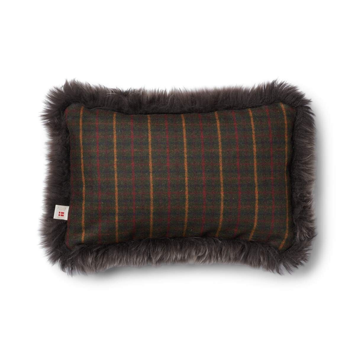 Pute på én side Kilberry Fir-Mørkgrønn/Walnut