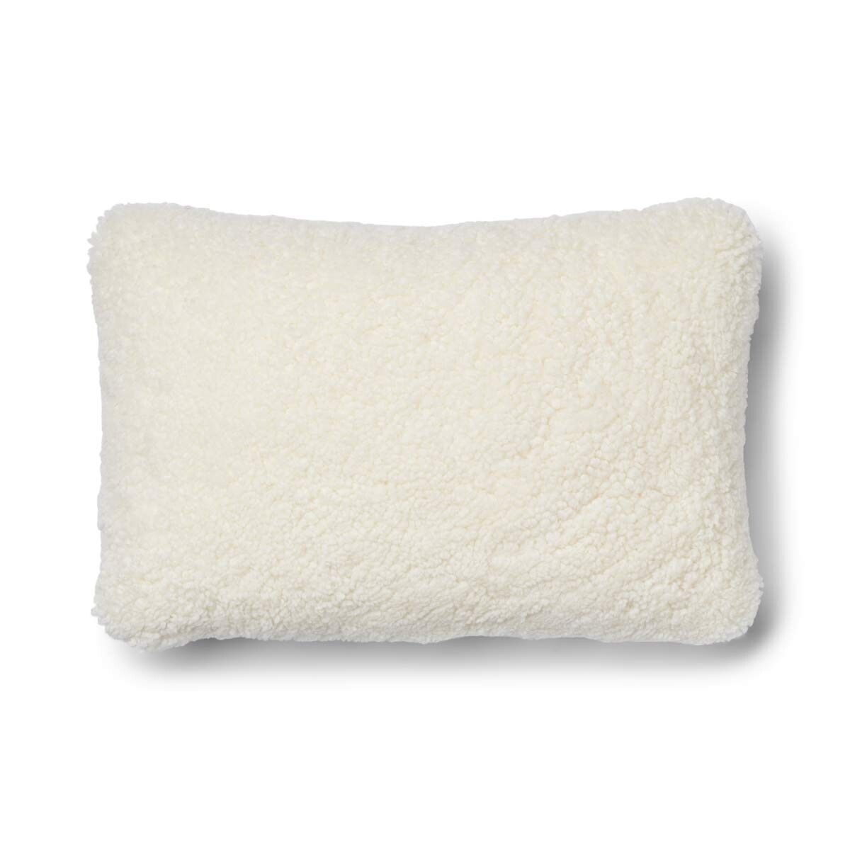Classic Collection | Ullpute | Korthåret | 52x52 cm | 34x52 cm Sølv / Hvit