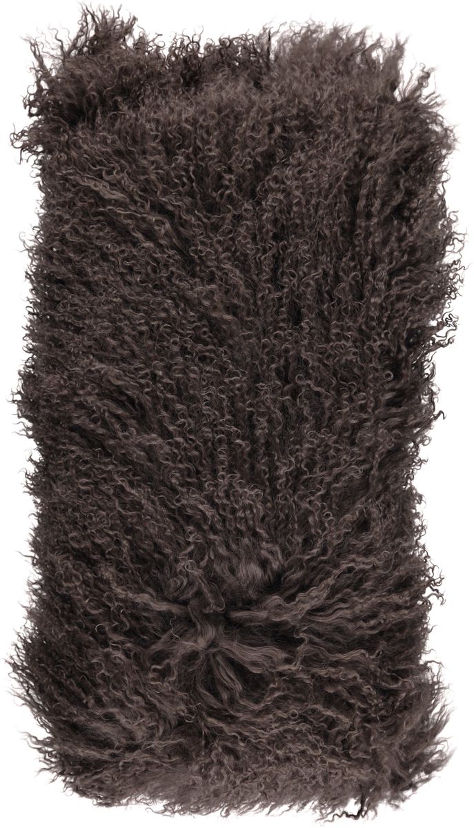 Saueskinnspute | Krøllet | Tibet | 28x56 cm Lysebrun