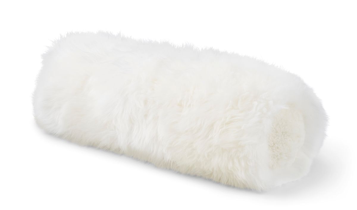 Bolsterpute | Langhåret, korthåret | New Zealand | Ø20xL52 cm Hvit / Ivory