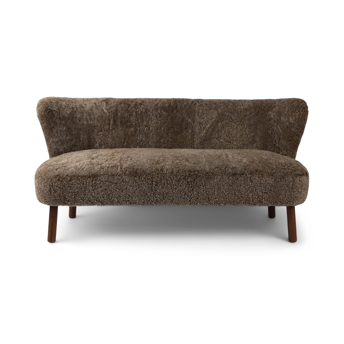 Emanuel 2-seters sofa Lysebrun