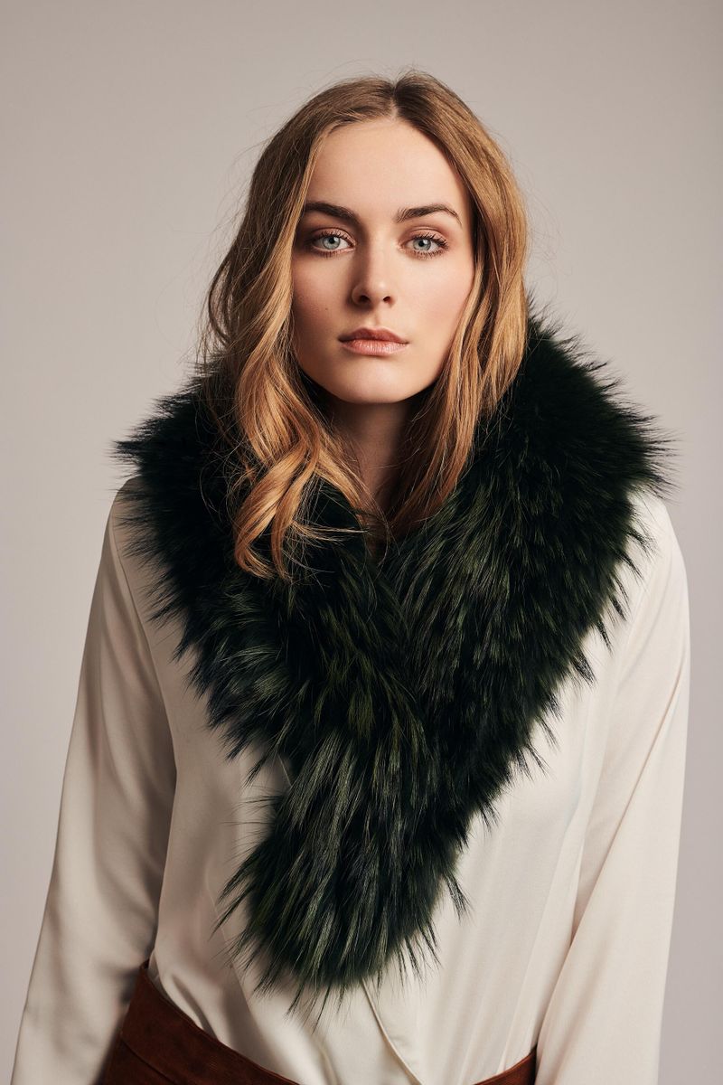 Klara Deluxe halsbånd Antikk Grønn