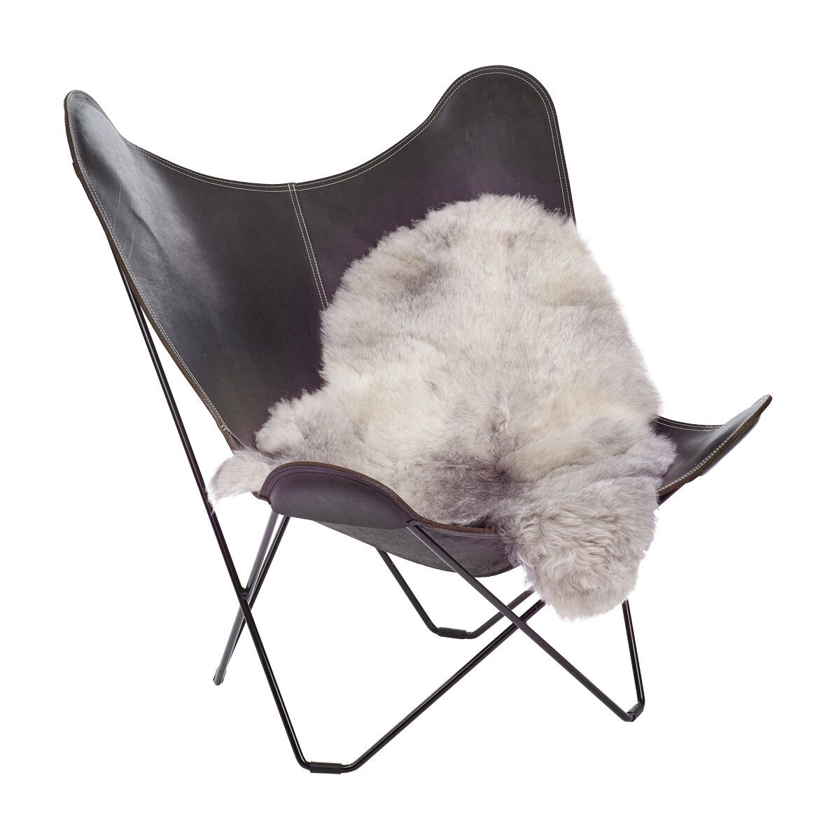 Saueskinn | Korthåret | Island | 100-120x60 cm