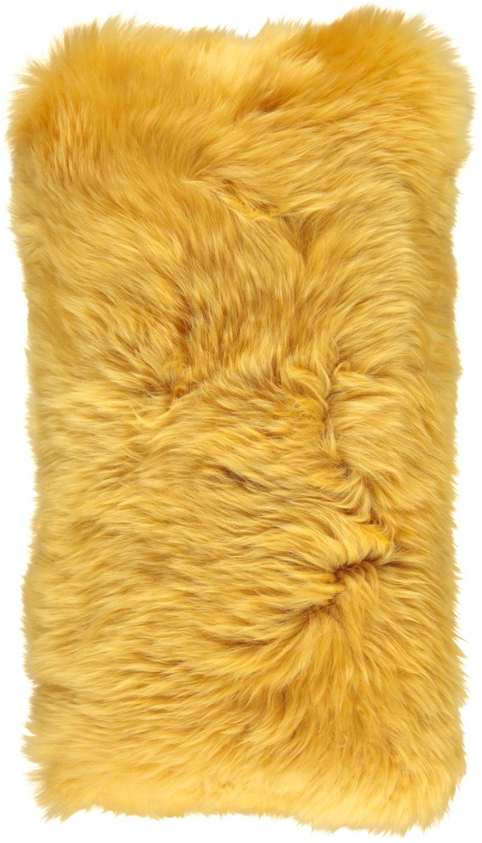 Saueskinnspute | Langhåret | New Zealand | 28x56 cm Gul