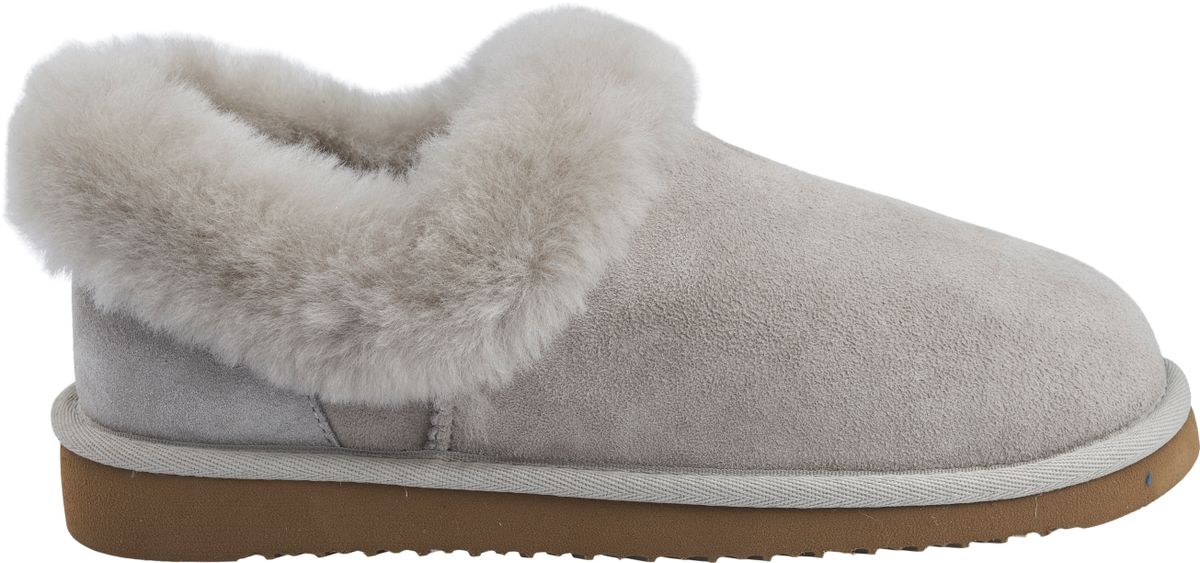 Hard sole slipper Lys Grå