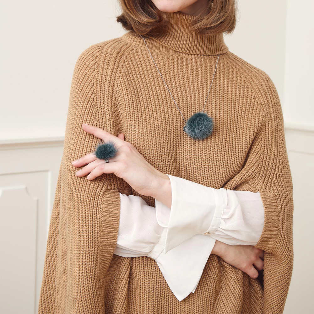 Pompong ring Aqua