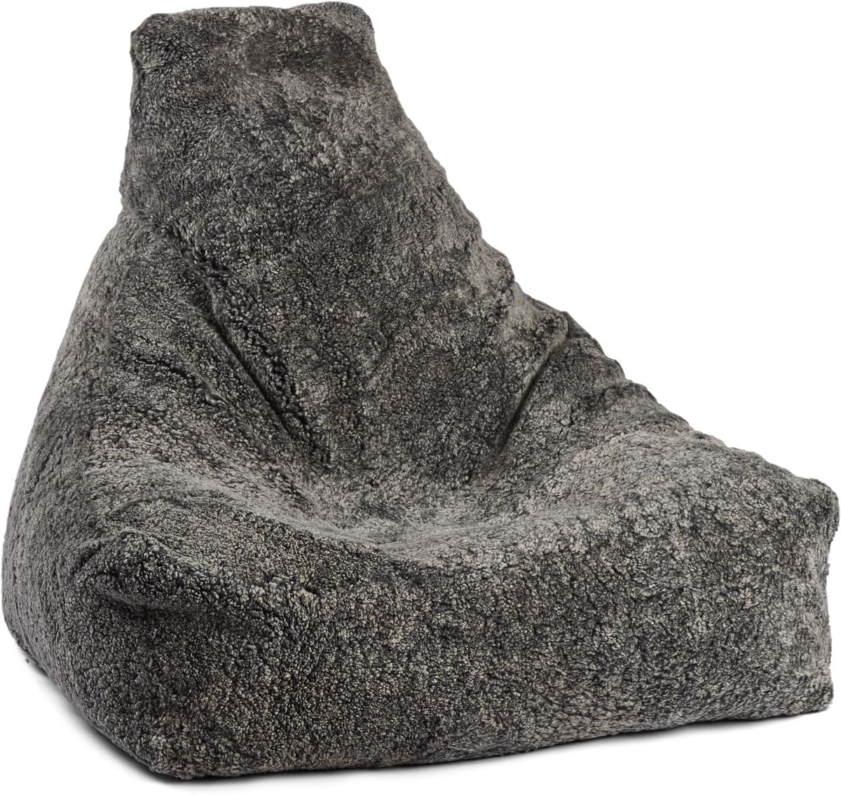 Sakosekk | Korthåret | New Zealand | 100x100x80 cm Grå