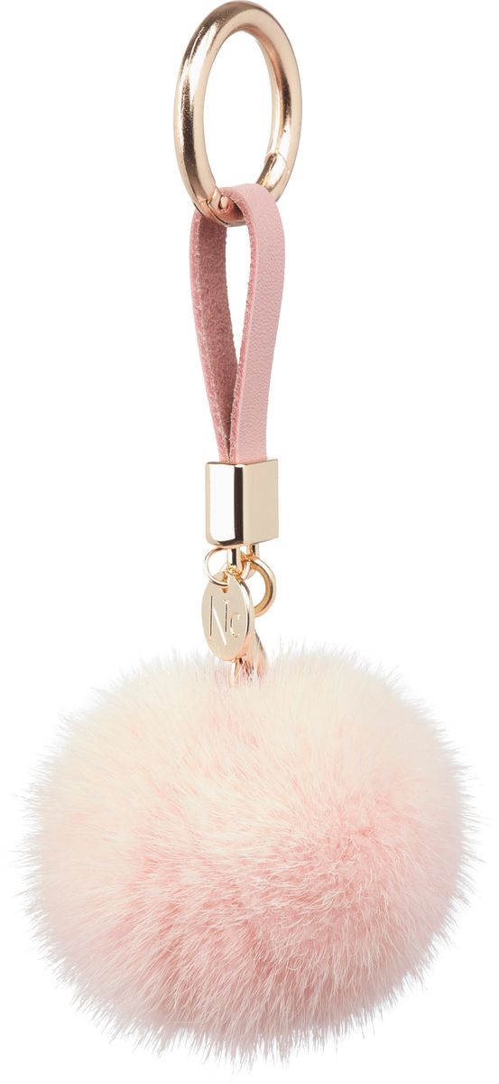 Pom Pom nøkkelring Babyrosa