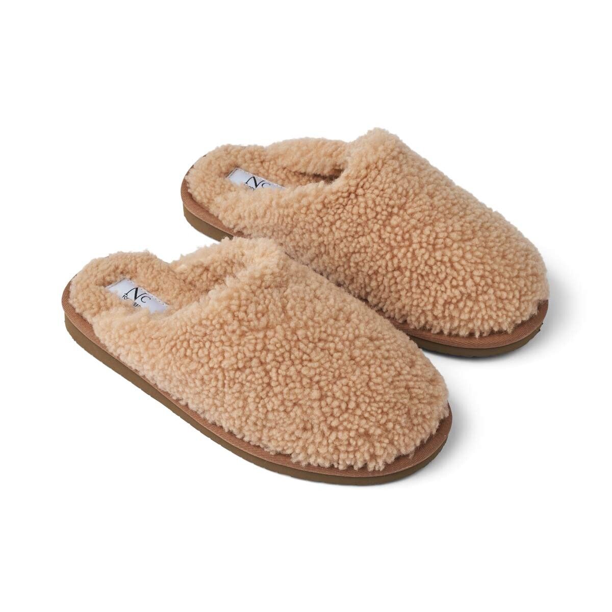 Unisex curly slipper