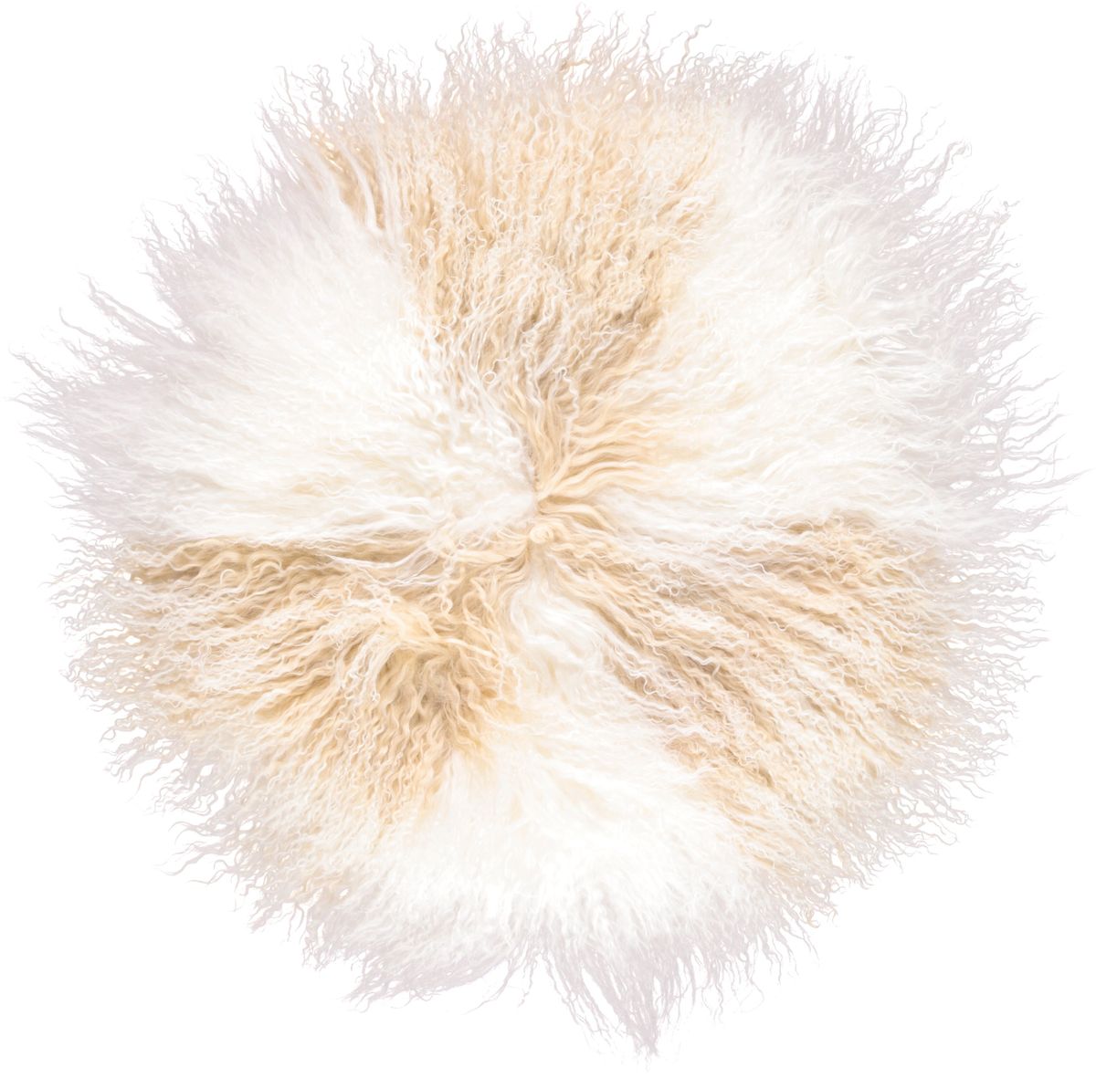 Krøllete kakepute Arctic Sunrise/Ivory